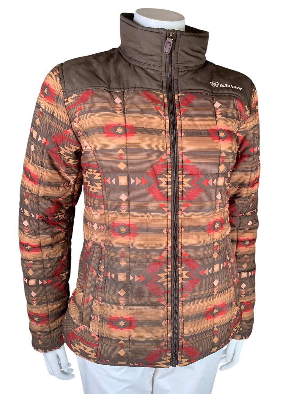 Ariat REAL Crius Southwestern Puffer Jacket Serrano Aztec S